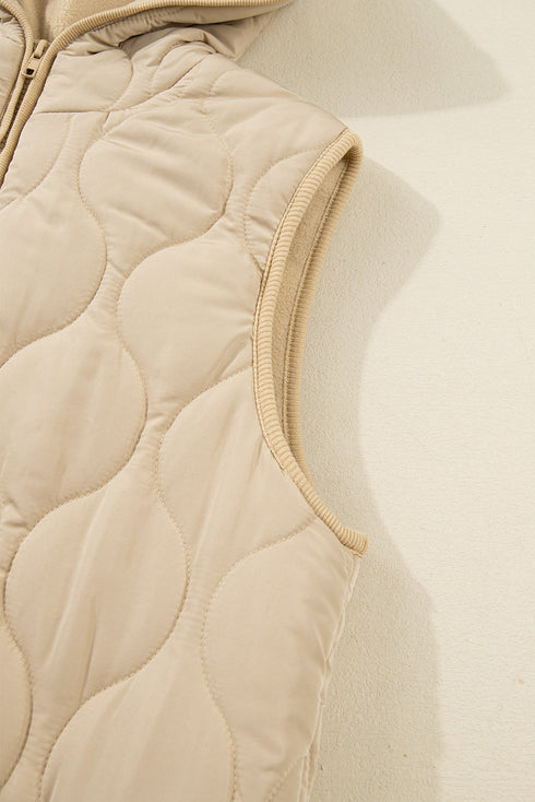 Padded Quilted Fleece Lined Casual Vests